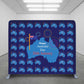 Straight Stretch Fabric Walls Slimline Displays VividAds.com.au Frame + Fabric + Case 2980mm W  x 2300mm H Single Sided