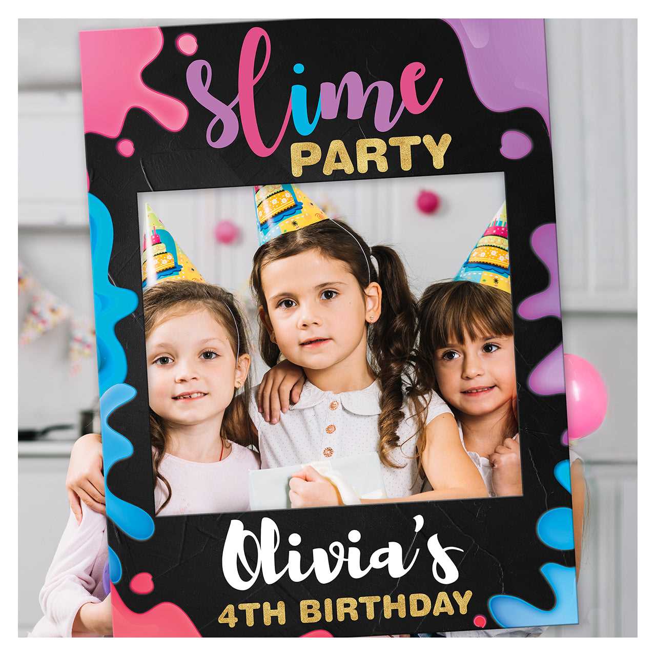 Birthday Party Selfie Frames Selfie Frame Vivid Ads Design Team Birthday Party Selfie Frame Small (600mm W x 900mm H) 