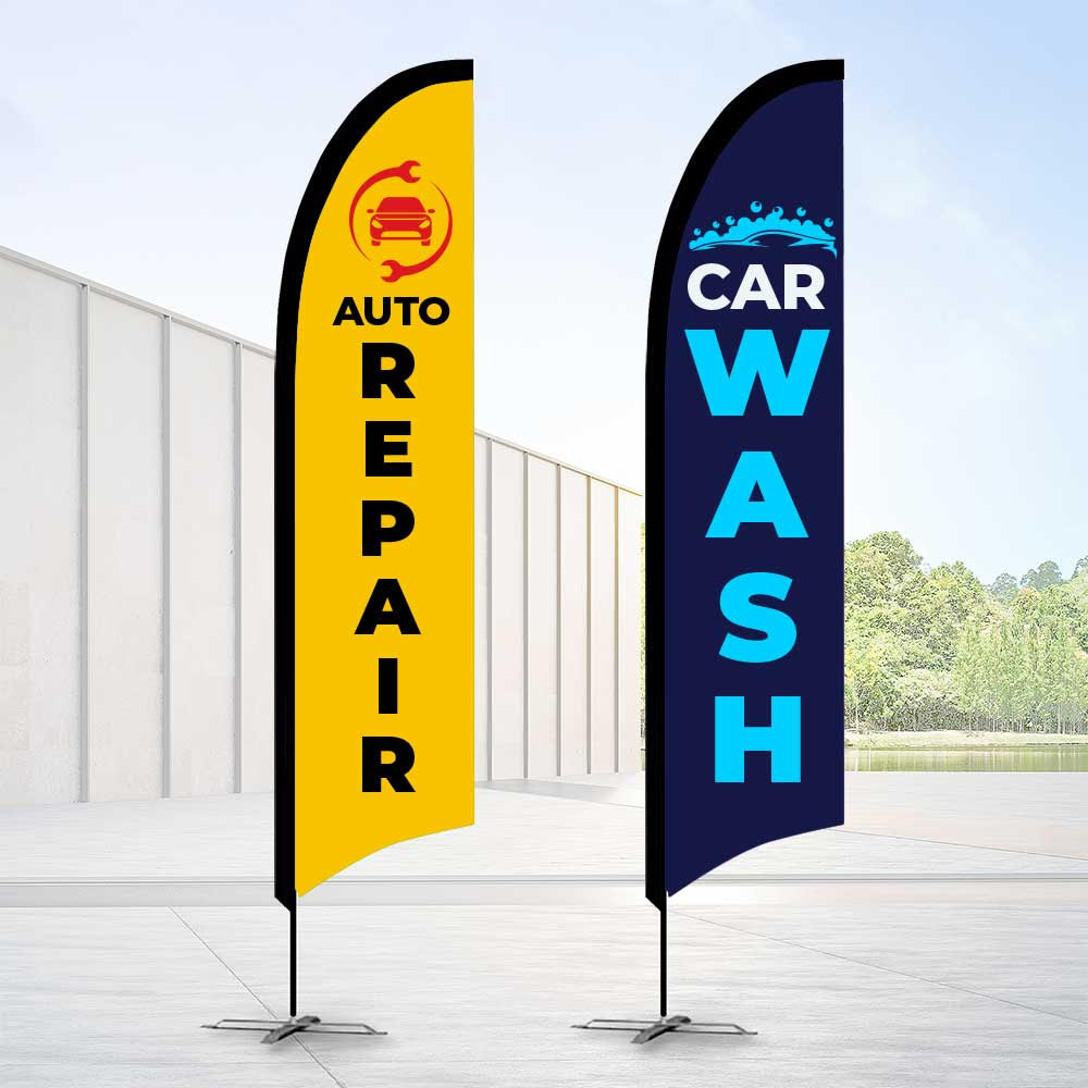 Bow Flags Promotional Flags VividAds.com.au