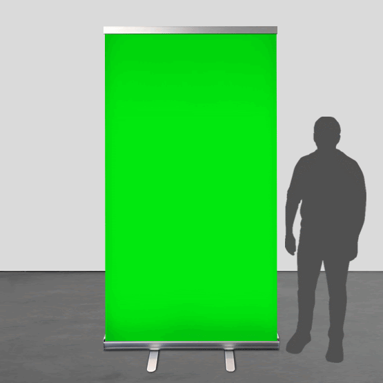 Pull Up Banner Green Screen Pull Up Banners VividAds Print Room   