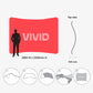 Curved Stretch Fabric Walls Pop Up Displays VividAds.com.au   