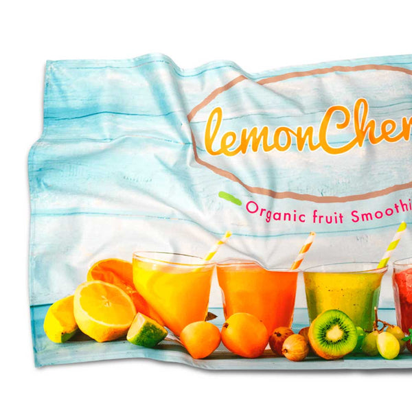 Custom Fabric Banners Fabric Banner Vivid Ads 1000mm W x 600mm H (Horizontal) Premium Polyester Fabric (250gsm) Hemmed Edges Only