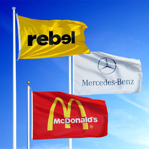 Custom Flagpole Flags Promotional Flags Vivid Ads