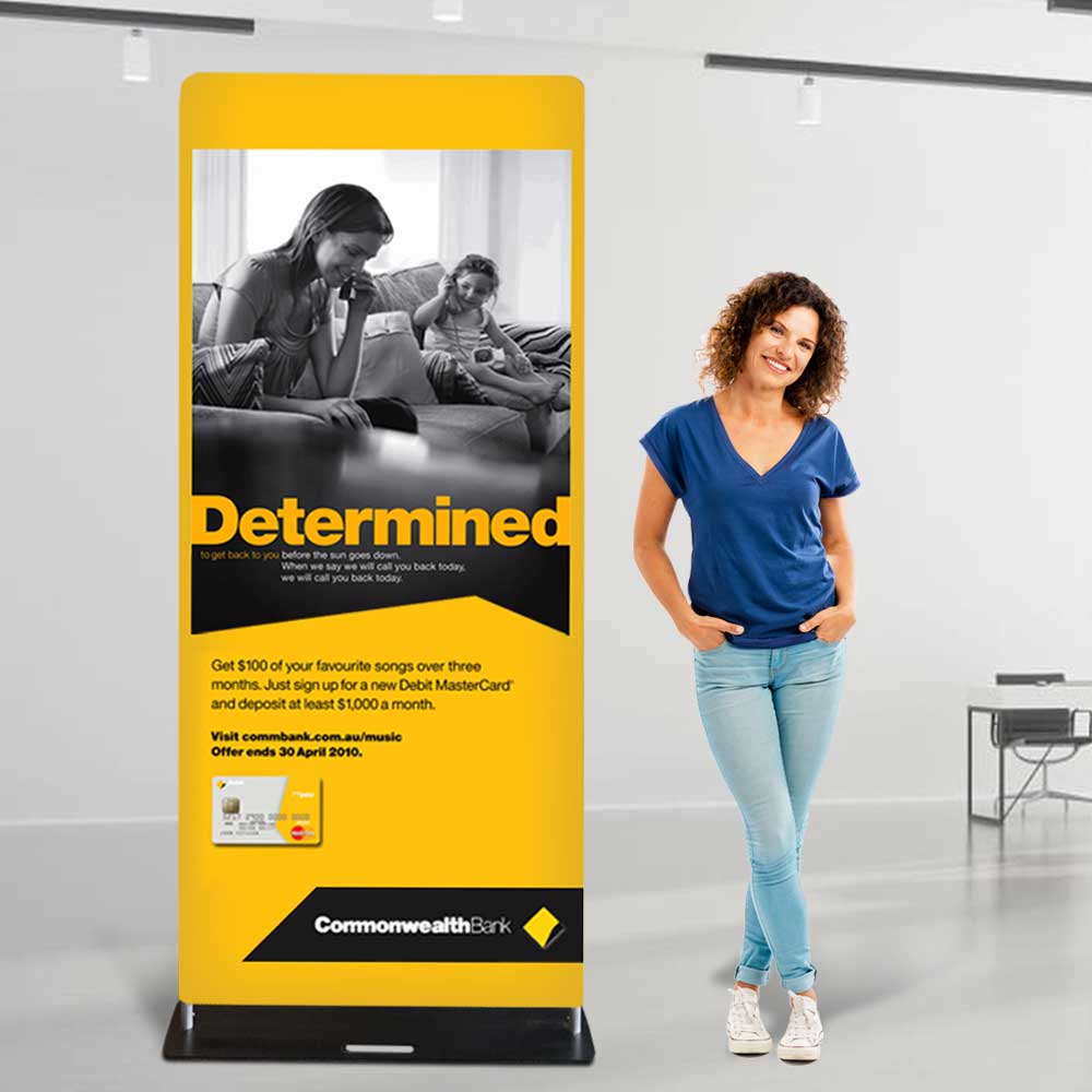Replacement Graphics - Fabric Banner Stands Pull Up Banners VividAds.com.au