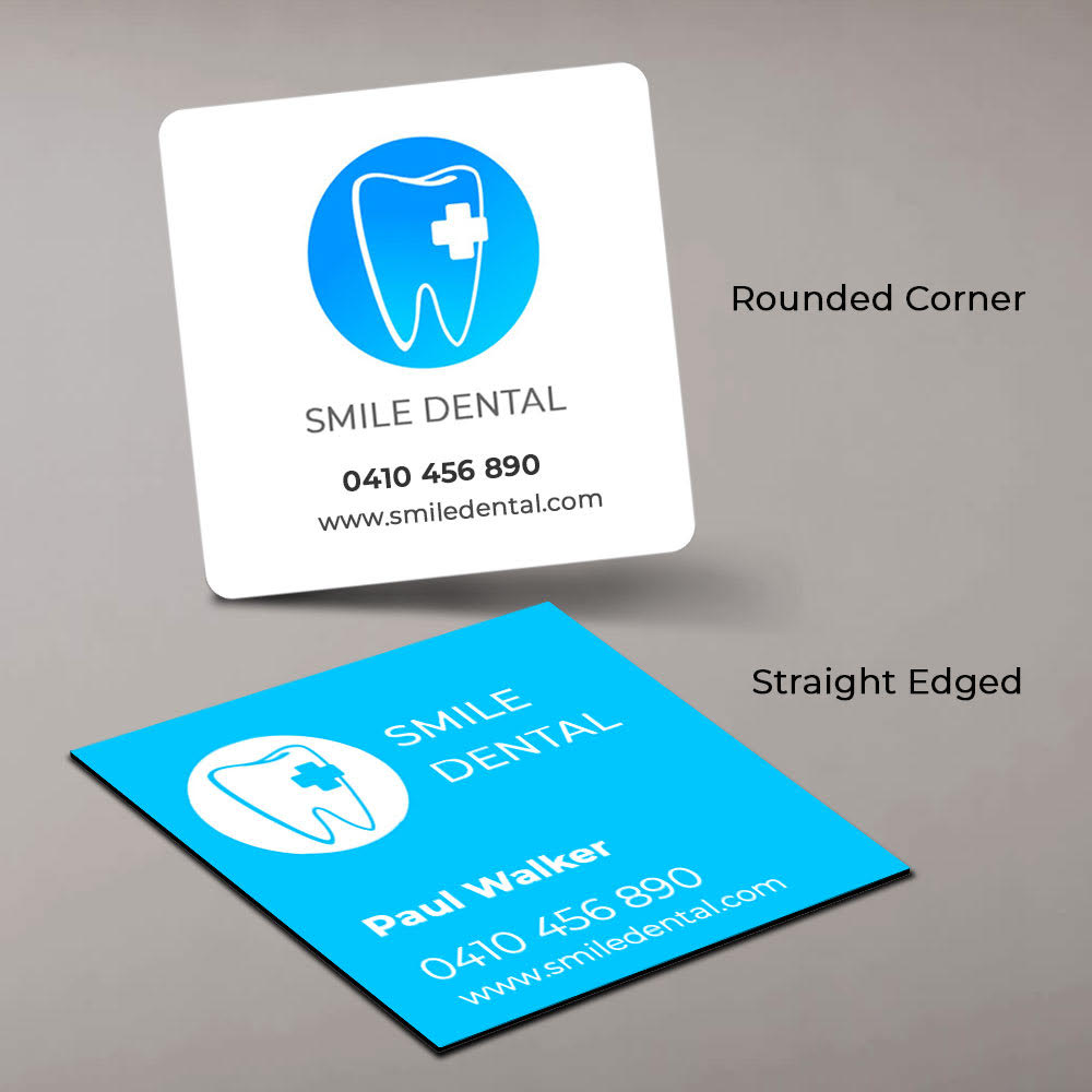 Magnetic Business Cards Magnetic Signs Vivid Signs 47mm W x 47mm H Straight Edged (Currently Unavailable) Pack of 500