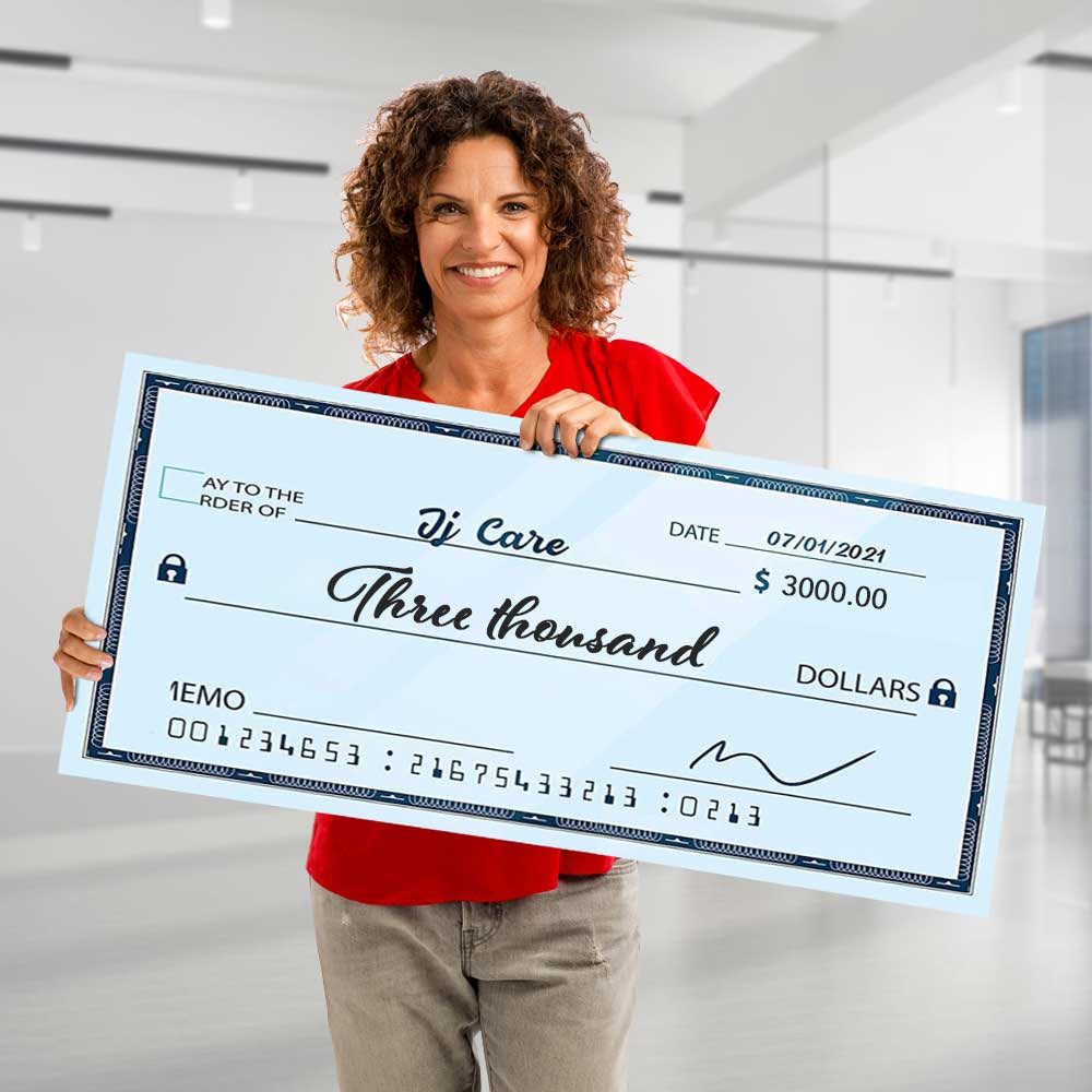 Giant Novelty Cheques Rigid Signs VividAds Print Room   