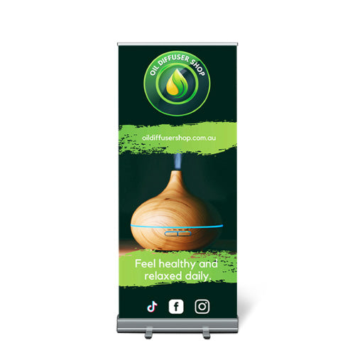 Pull Up Banner Pull Up Banners VividAds Print Room Frame + Print + Case (D#SSH03B4) 800mm W x 2000mm H Single Sided