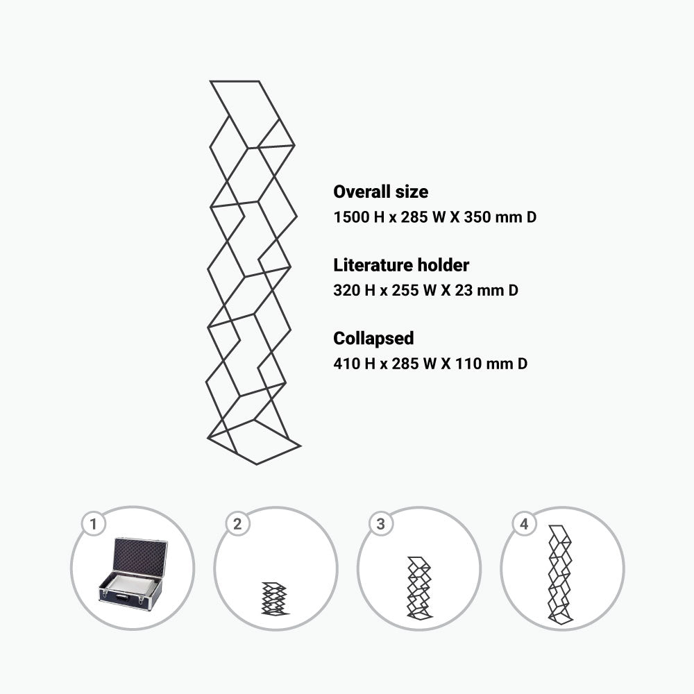 Portable Brochure Stands Brochure Stand Vivid Ads Pty Ltd   