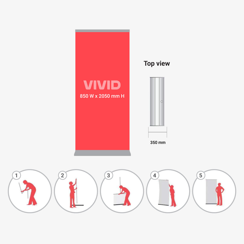 Premium Pull Up Banners Pull Up Banners VividAds Print Room   