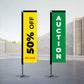 Rectangle Flags Promotional Flags VividAds.com.au   