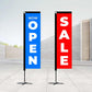 Replacement Fabric Flags Promotional Flags VividAds.com.au Rectangle Large Double Sided