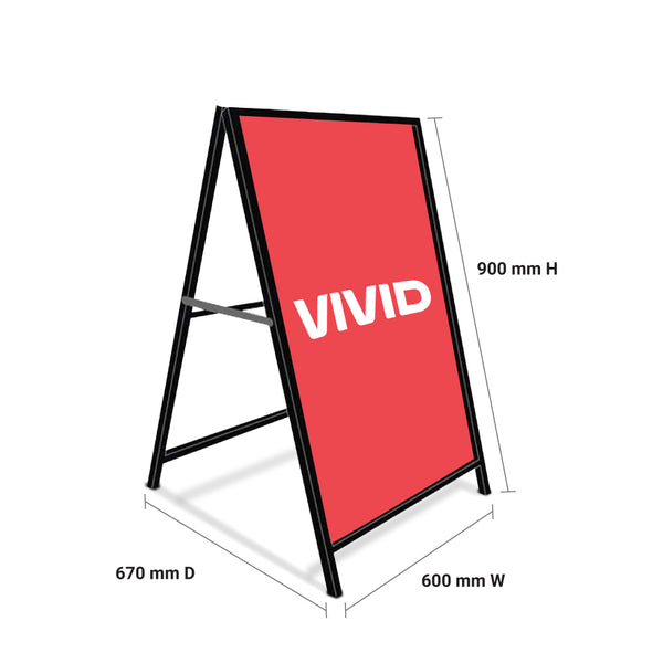 Printed Signs ONLY (A-Frame) A-Frame Signs Vivid Ads
