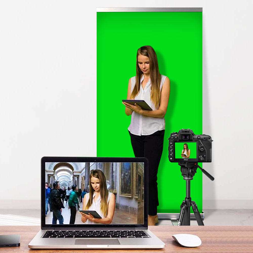 Pull Up Banner Green Screen Pull Up Banners VividAds Print Room   