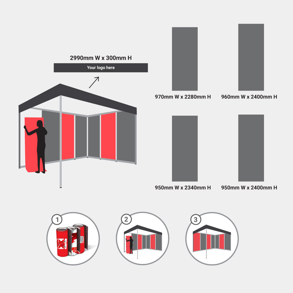 Octanorm Infills Shell Scheme Graphics VividAds Print Room   