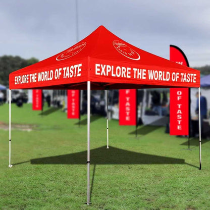 Pop Up Gazebo - Replacement Graphics Only 3m X 3m Marquees Golden Realm Printed Graphic Only Printed Canopy Top 