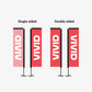 Rectangle Flags Promotional Flags VividAds.com.au